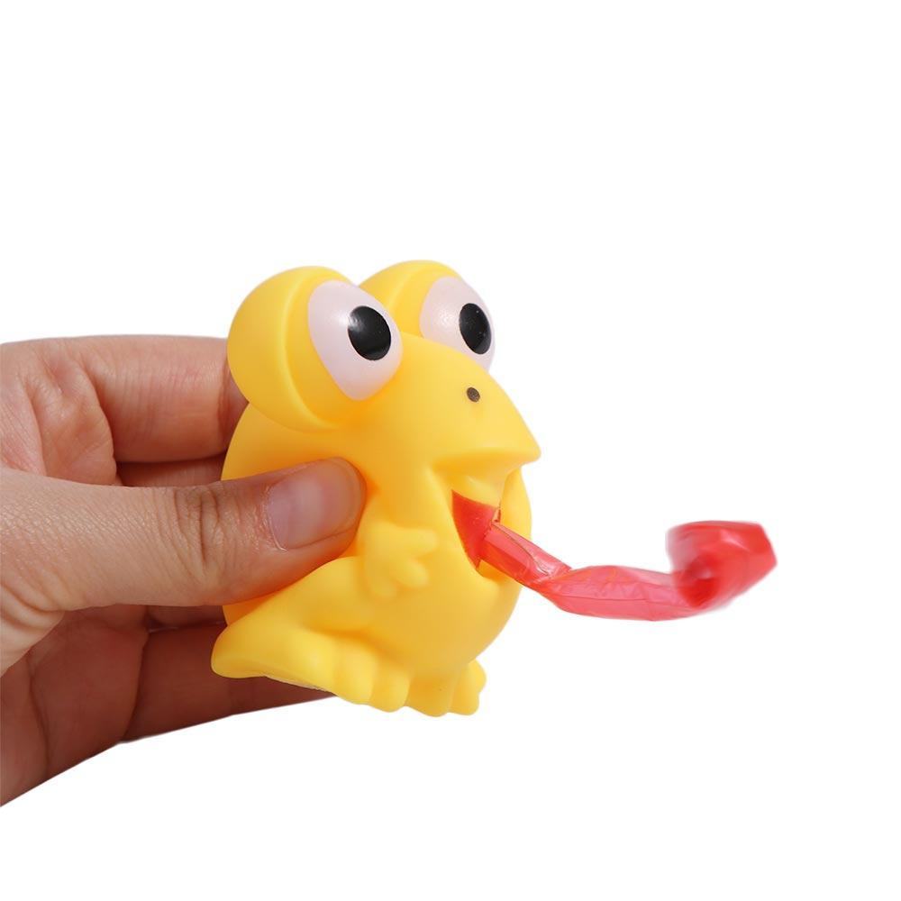Dinosaur Frog Tongue Sticking Out Frog Shape Slow Rebound Toy  Children Toys