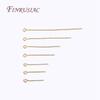 50Pcs/lot Pins For Jewelry 18K Gold Plated Ball Head Pin/Flat Head Pin/Eye Pins For Earrings Making Accessories DIY Findings