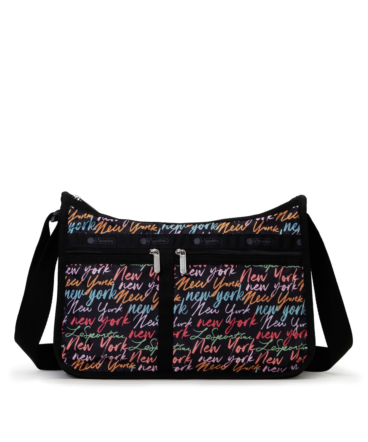 DELUXE EVERYDAY BAG 7507 NYC Script Black [LeSportsac] [Official] / /
