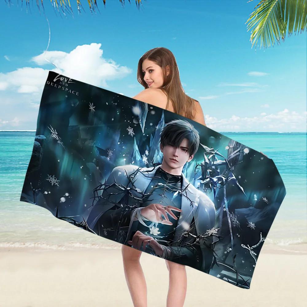 

Game LOVE AND D-DEEPSPACE Beach Towel For Kids Bath Pool Vacation Gift Picnic Party Gift W40*H60(CM)