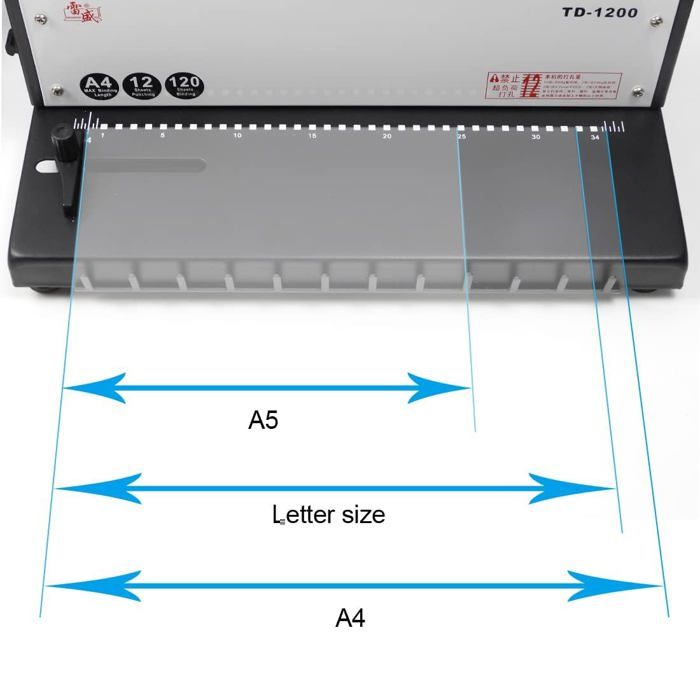 Relieuse - rayson - 10319482 - manuelle Lochung - Kapazität 10 Blatt - Bindung 120 Blatt