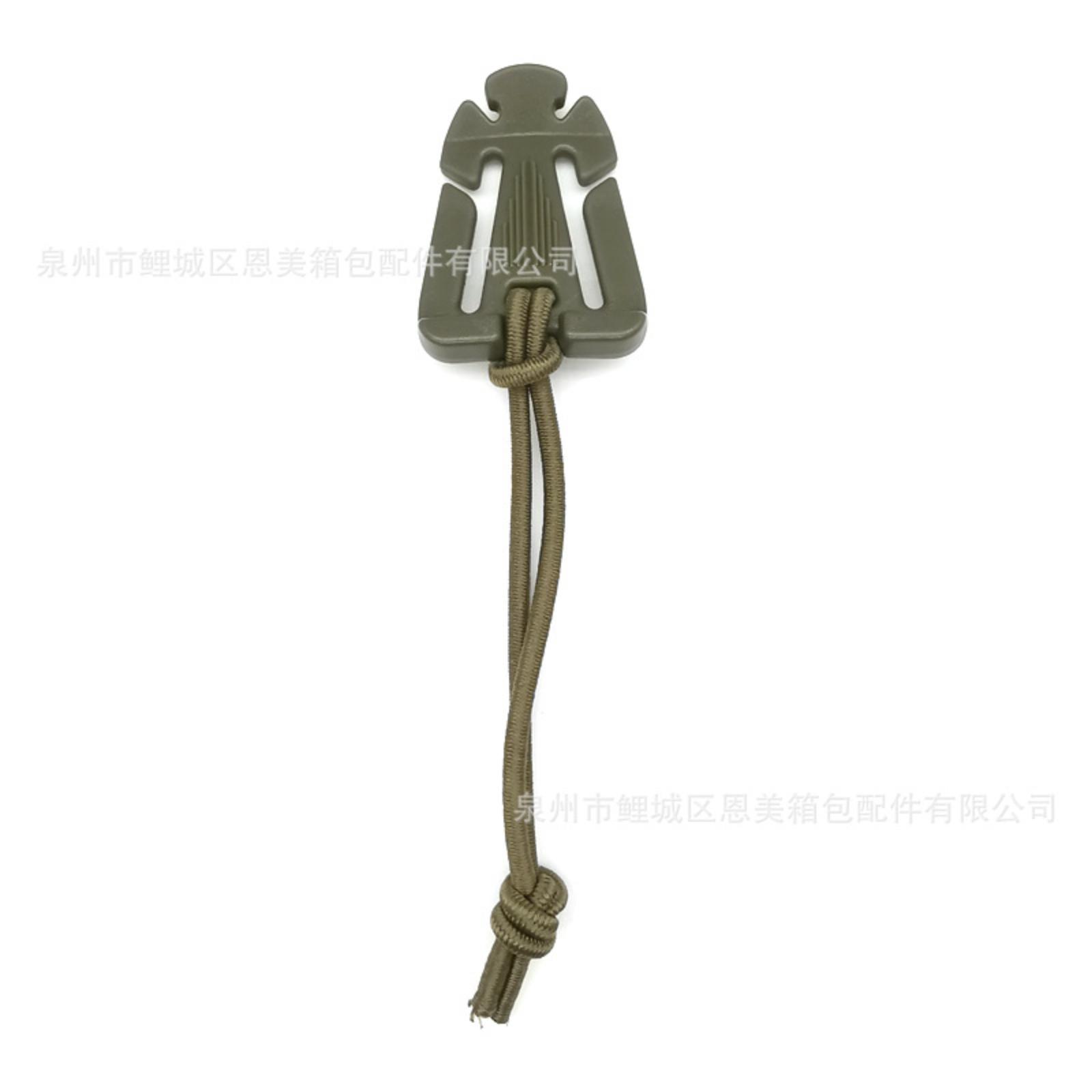 

Drawstring Backpack Accessory with Detachable Climbing Buckle and Adjustable Cord for Outdoor Sports Hiking Camping Travel Use one size