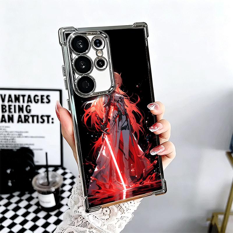 

Sword Art Online Юки Асуна Мягкий Чехол Для Телефона Для Samsung Galaxy S26 Ultra S25 Edge S24 FE S23 Plus S22 S21 + S20 Покрытие Анти-Fa Samsung S25