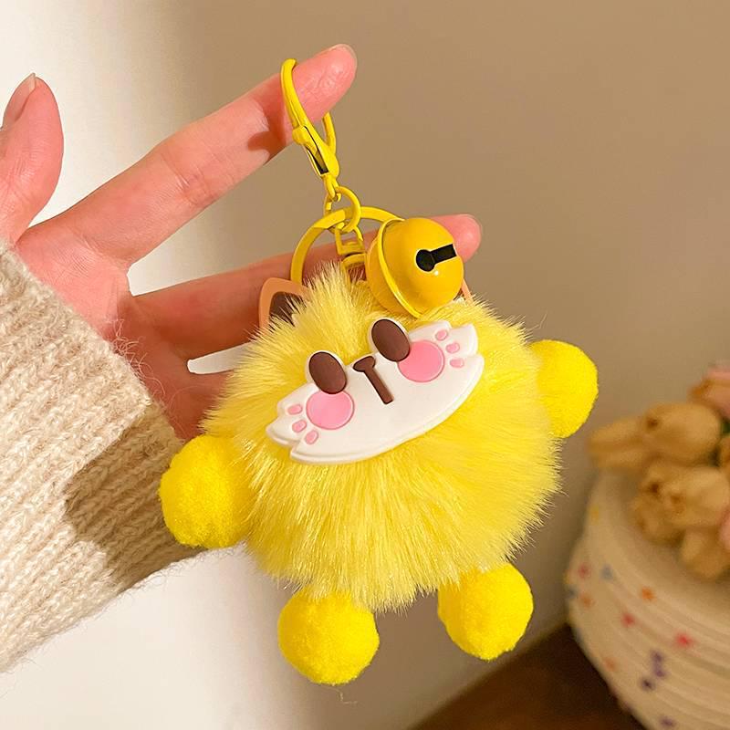Cartoon Plush Keychains & Girls' Bag Accessories - Small, Versatile Gifts