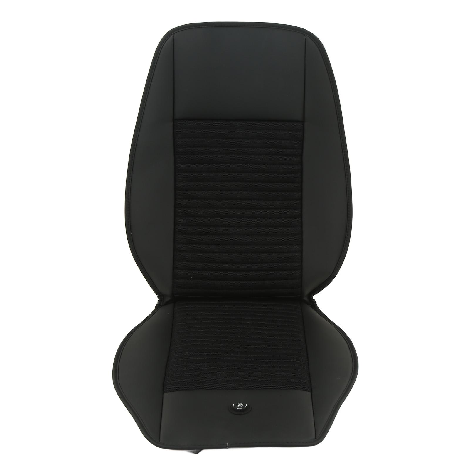 

Охлаждающая подушка для сиденья автомобиля, черная, 12 В, автомобильный дышащий чехол для сиденья с регулируемой температурой