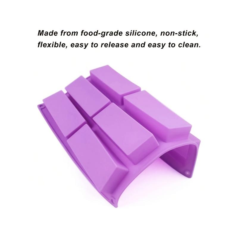 Silicone Molds for Chocolate-8 Cavity Rectangular Molds Suitable for Protein Bars,Energy Bar,Baking Molds for Muffins,Cheesecake