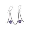 Iolite Gemstone 925 Sterling Silver Jewelry Handmade Earrings1.45" Birthday Gift EE-66-8