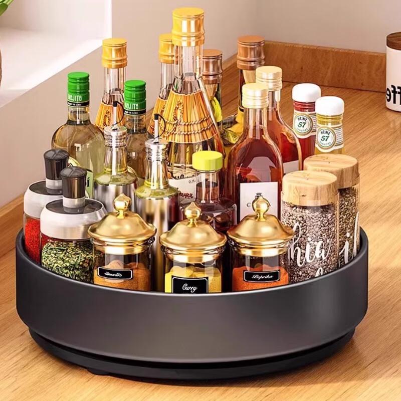 Rotating Seasoning Turntable Organizer