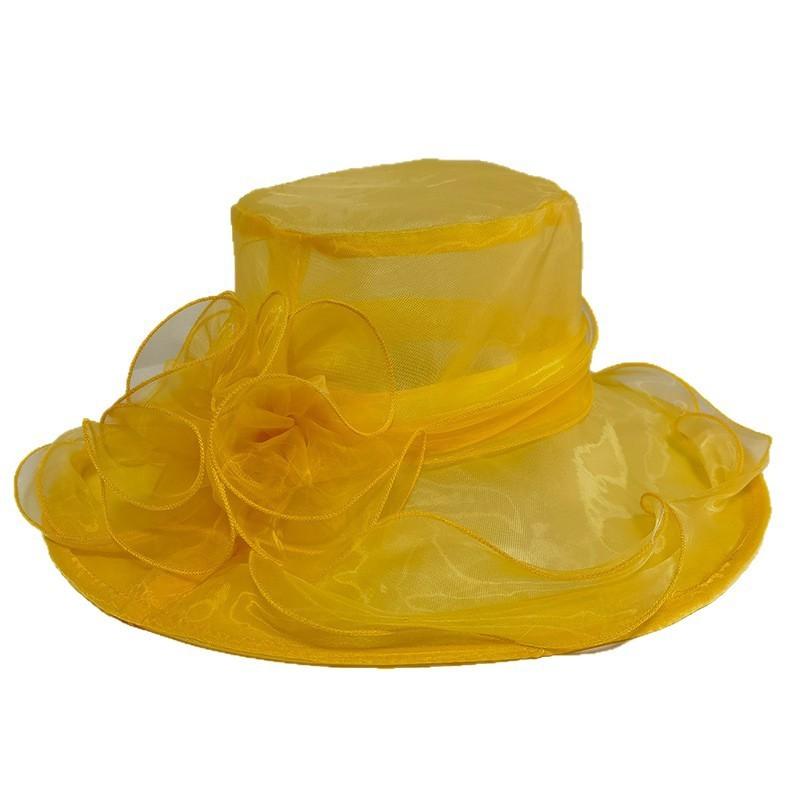 Cappello a Rete Floreale Vintage Con Protezione Solare Per Donne Cappello da Sole Estivo da Spiaggia