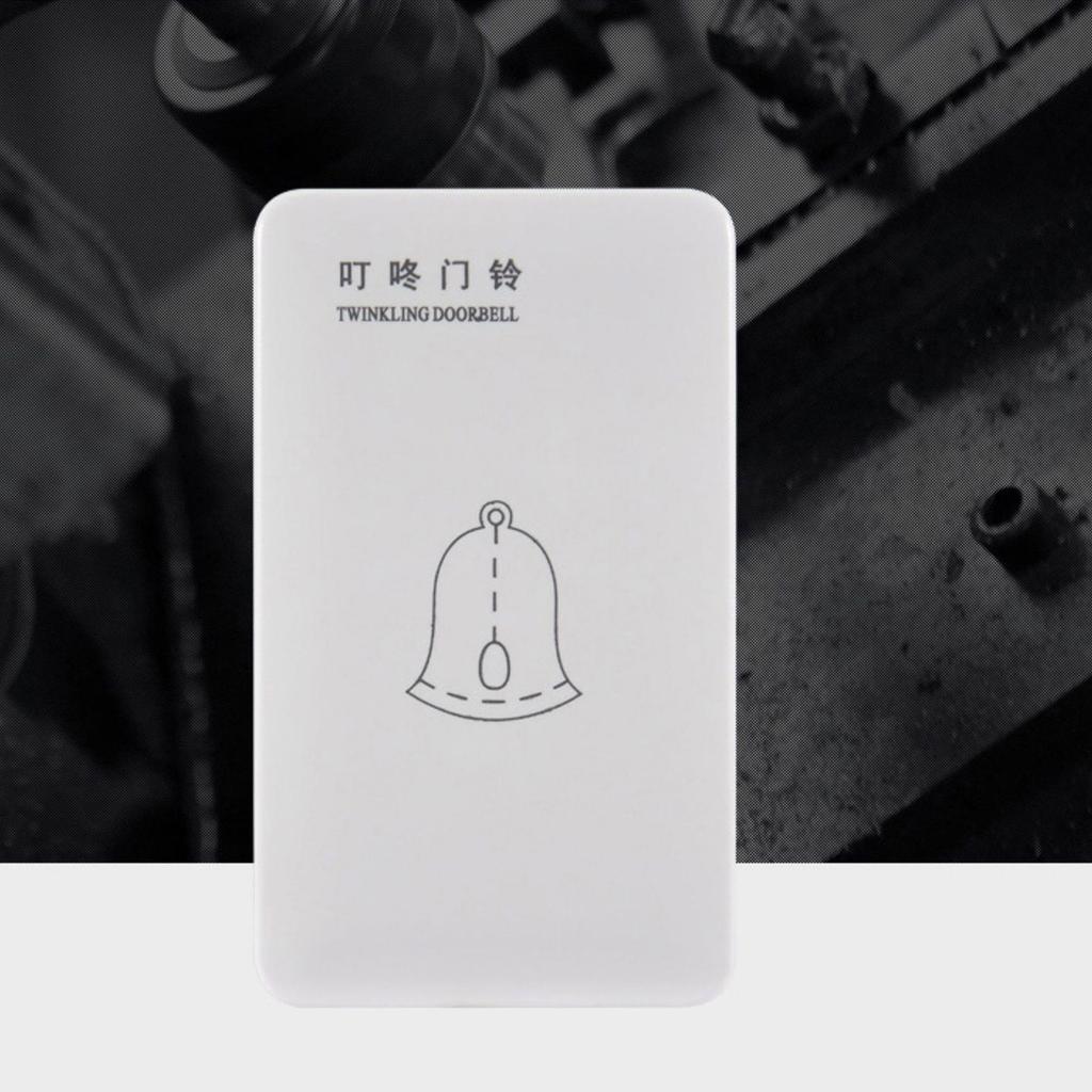 Electric Induction Doorbell 220V Wired Door Bell Chime Surface Mount 2 Wires Mechanical Doorbell Easy To Install