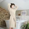 Peignoir kimono - Gaia - Gaze de coton - Unisexe - S/M Camel