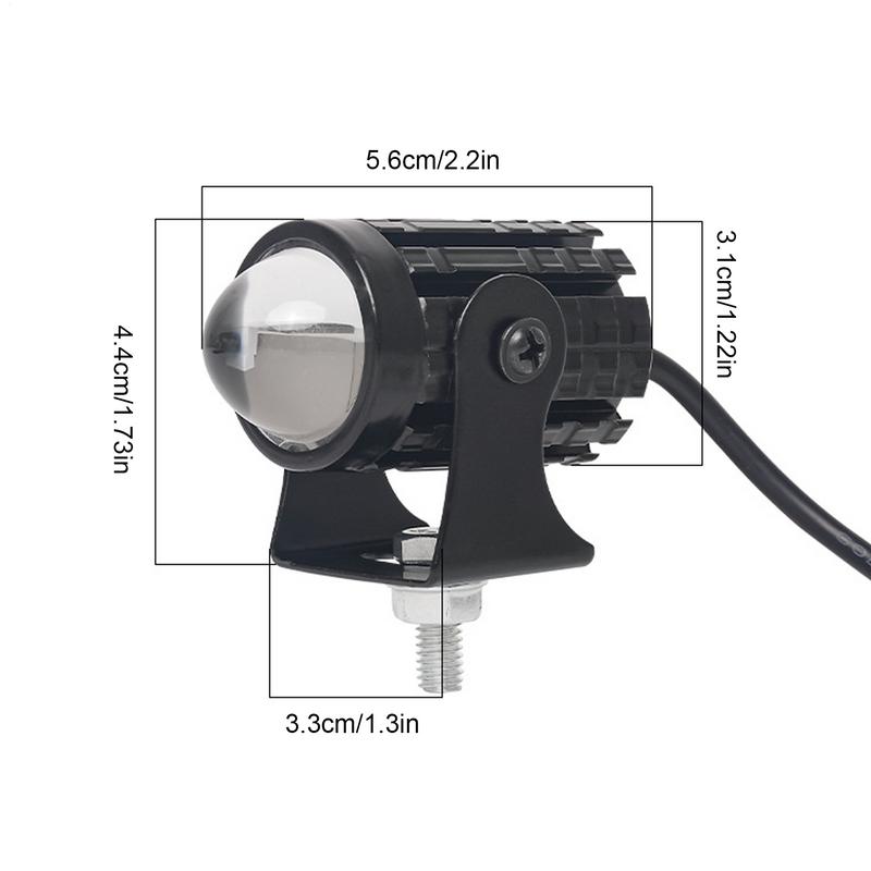 Motorcycle Head Light Waterproof Cycling Lamp Motorbike LED Long Light For Rider Night Riding ATV Dark Road Commuting Nighttime