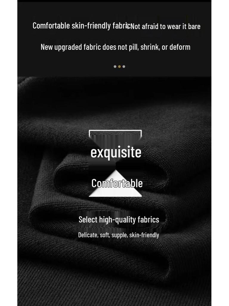 Men's 2025 Winter Plus Velvet Thickened Round Neck Long Sleeve T-shirt Base Layer