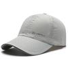 Spring and Summer Breathable Mesh Baseball Caps, Men's Reflective Letter Sandwich Brim Sun Hats, Sun-protective Baseball Caps
