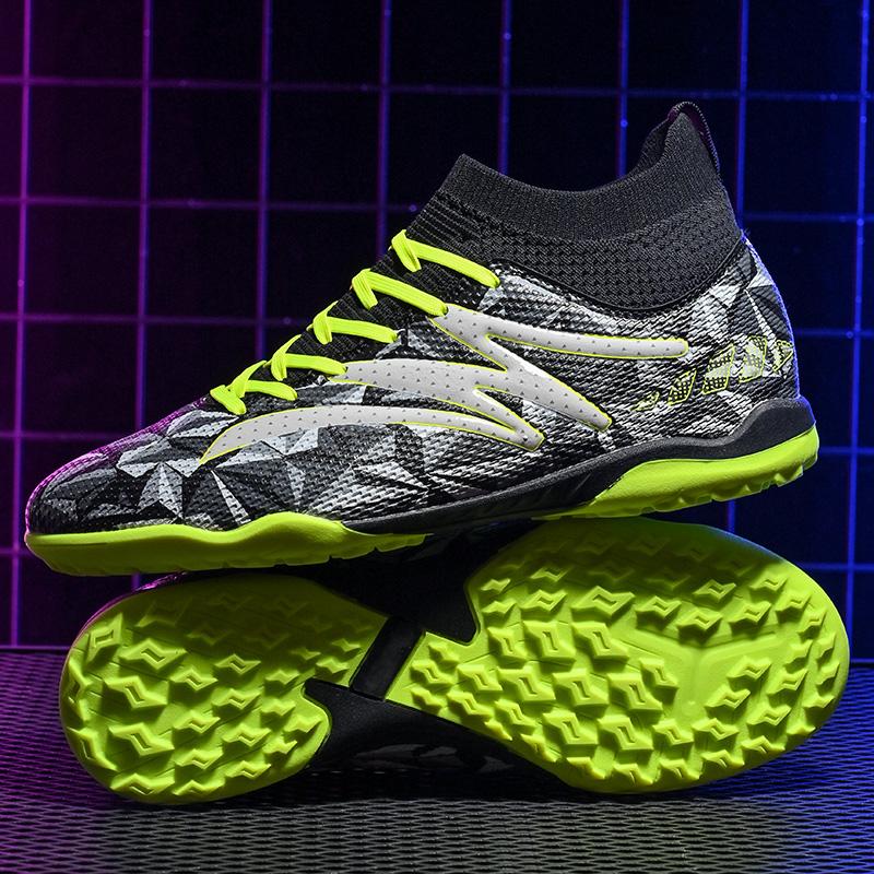 Fotballsko Herre Fotballsko Barn Fotballstøvler Dame Profesjonelle Fotballsko Sklisikre Chaussure Fotball TF/FG Utendørs Fotballsko