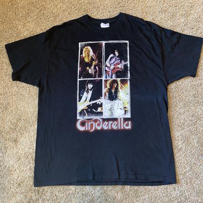 Cinderella Band T-shirt 25 Years Of America Rock N Roll Men’s Sz 2XL Vintage Unisex T-Shirt