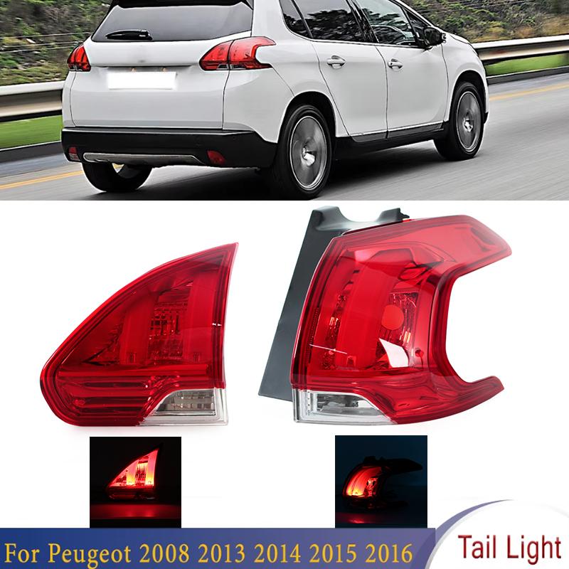 Rear Tail Light Rear Bumper Fog Light Reversing Light For Peugeot 2008 2013 2014 2015 2016 For Car 9678074280