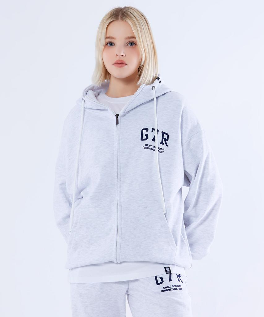 Ghost Republic G7R Arched Oversized Zip-Up Hoodie Ghz-271