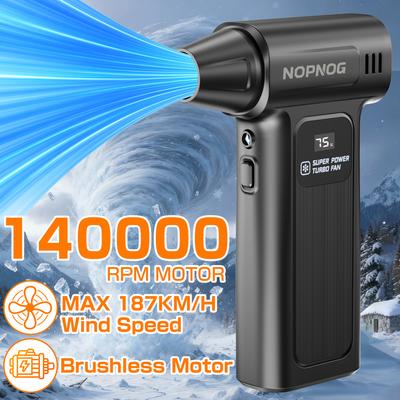 Turbo Fan Cleaning Jet Blower Tool Blowing Snow Violent Hair Dryer Multifunctional For Car RV Truck Trailer Electric Air Duster