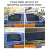 Car Side Window Sun Shades Stickers Sun Protection Cover Small With Window Black Holes PVC Sunshade Sunscreen A6J2