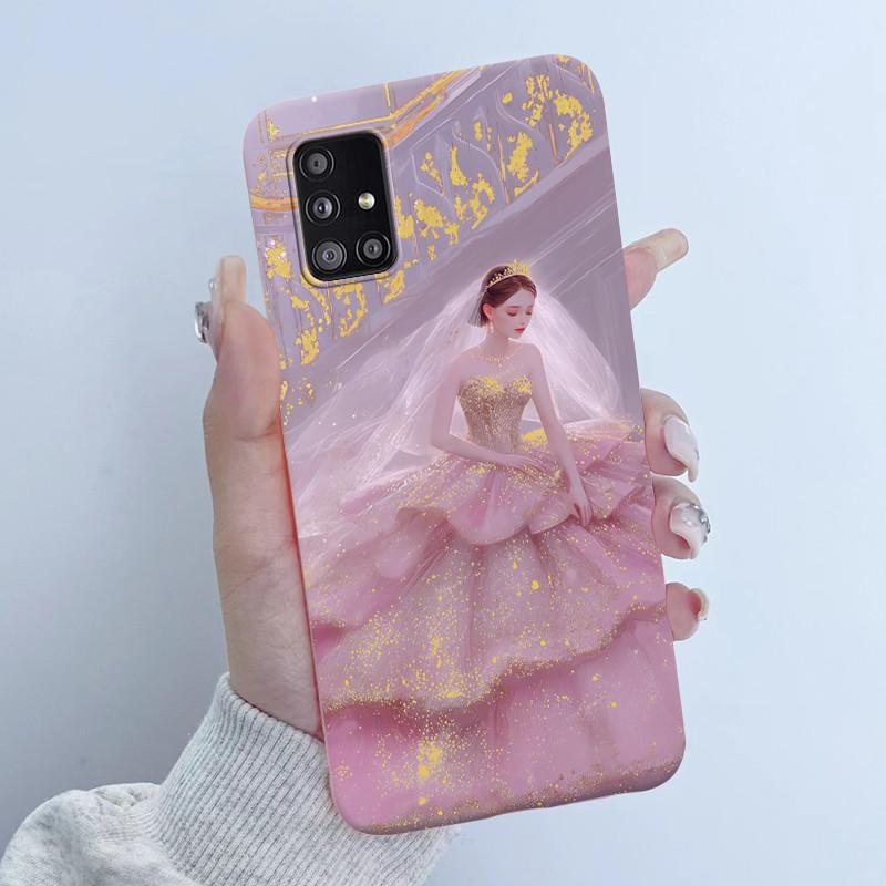 For Samsung Galaxy A51 A71 5G Phone Case Butterfly Girl Soft Silicone TPU Back Housing SM-A516B A516N A516V A716V A716U Covers