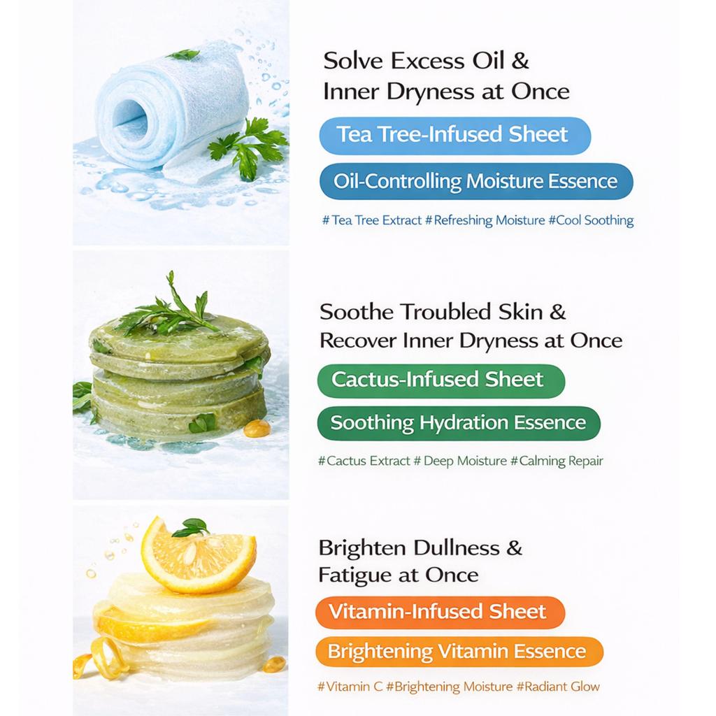 Hanyul Young Mugwort Hydrating & Soothing Toner Pad