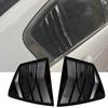 2Pcs For Honda Accord 2008-13 Gloss Black Side Window Louver Shutter Cover Trim
