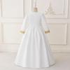 Shein Nuovo Abito Lungo in Chiffon Traspirante per Bambini con Design a Stampa a Caldo