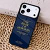 The Book of Mormon Jesus Christ Bible Style Phone Case Cover For Magsafe Wireless For iPhone 17 Pro Max 16 14 13 12 11 15 Air
