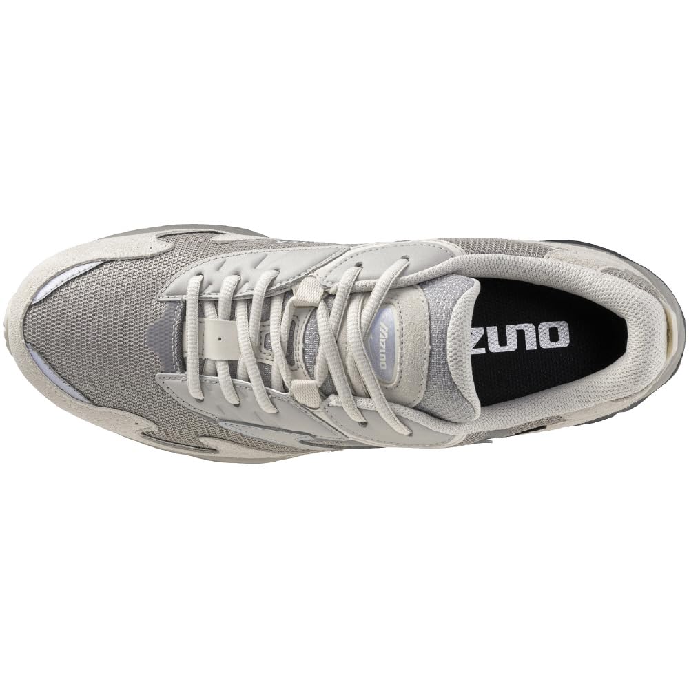 Mizuno Wave Rider B GTX Waterproof Perfect for and Gray x Gray x Light Size 2E Gore-Tex Sneakers, Commuting, School, Lifestyle, Gray, 25.0 cm,