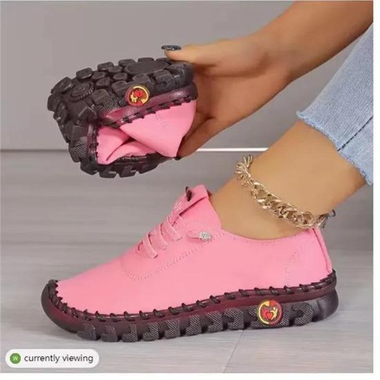 Tenisky Dámske Topánky Mokasíny Šnurovacie Kožené Ploché Nové Jarné Ležérne pohodlné Topánky pre Mamu Mujer Chaussure Femme