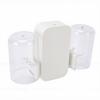 Toothbrush Cleaner Rechargeable Wall Mounted Tooth Brush Holder with 2 Slots and Timer Function for Bathroom
