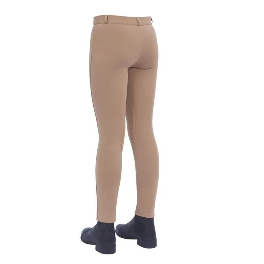 DUBLIN Dámske/Dámske Supa-fit Jodhpur nohavice so zipsom a nášivkou na kolenách