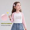 ASK JUNIOR Girls' Raglan Sleeve Colorblock Long Sleeve T-Shirt