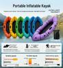 Hard Shell Inflatable Kayak Backpack - PVC Mesh & Hard Bottom Assault Boat