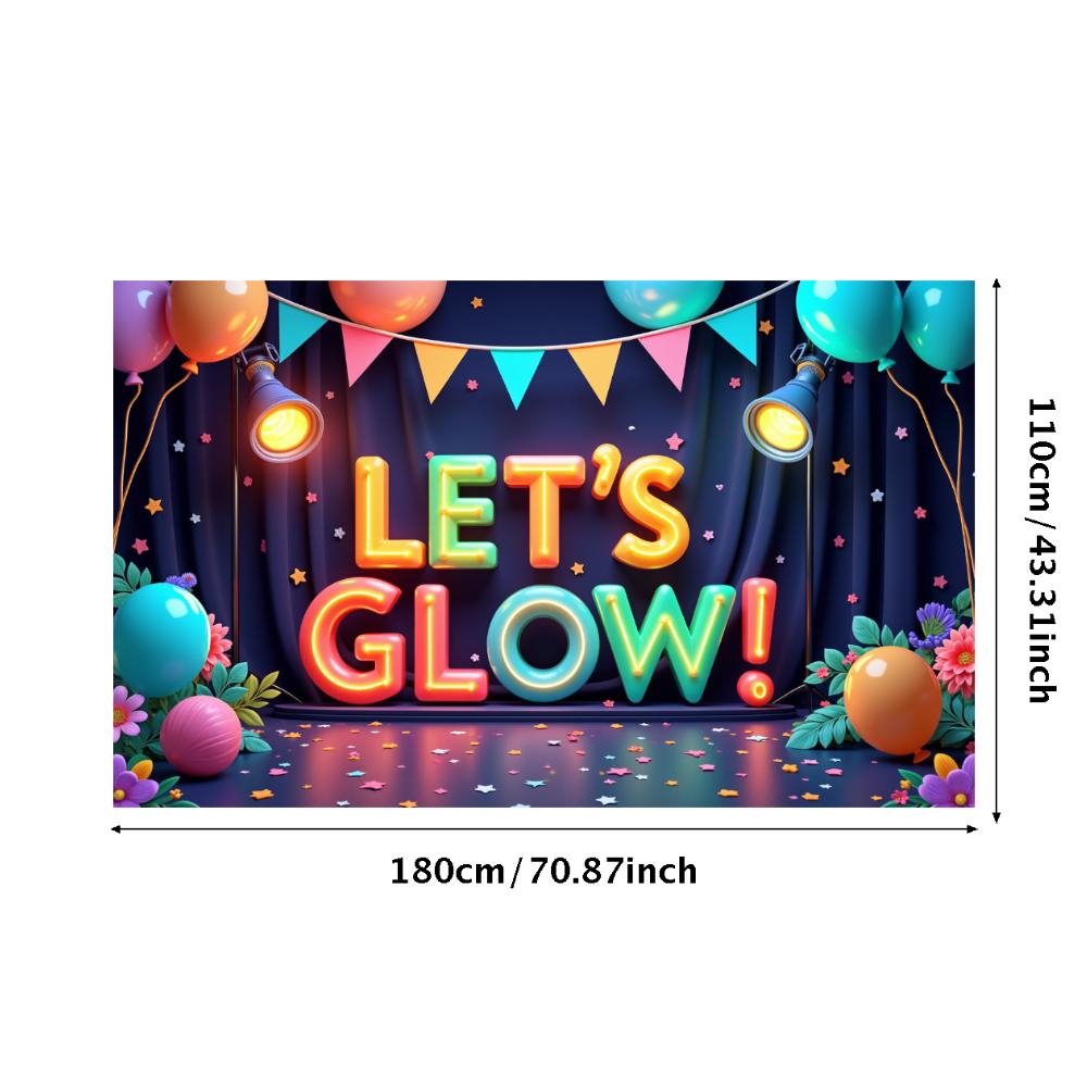 Photo Prop LED Neon Banner Party Decoration Glow Effect Neon Sign For Festival Decoration Party Celebration Night Event