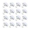 16 Pieces Quilt Fixing Clips Heart Shape Removable Comforter Fastener Duvet Blanket Bedding Holder Pins for Home Use