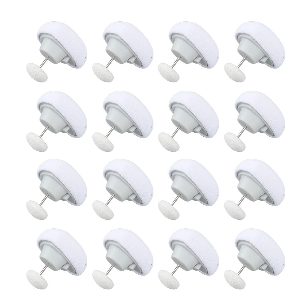 16 Pieces Quilt Fixing Clips Heart Shape Removable Comforter Fastener Duvet Blanket Bedding Holder Pins for Home Use