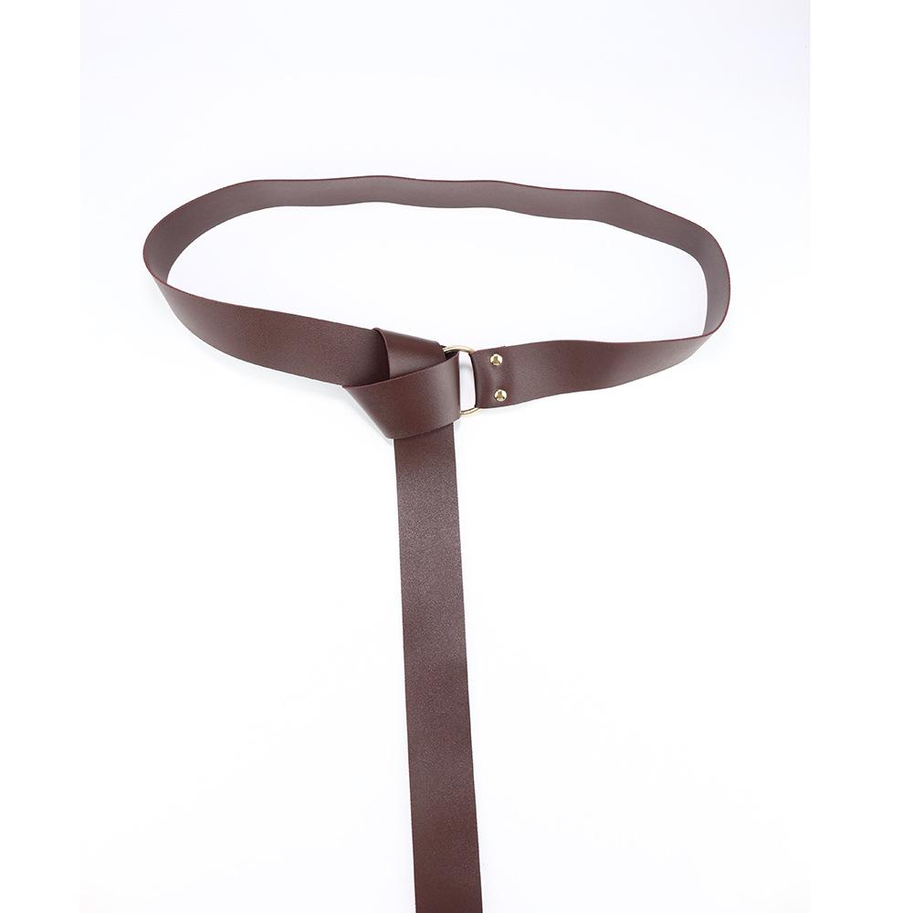 Medieval Men'S Leather Orgy Knight Belt Viking Wristband Halloween Punk Cosplay Bracer