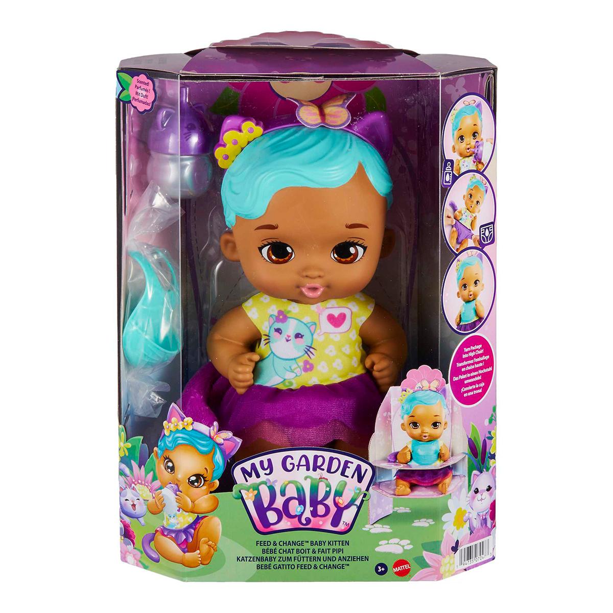 

HHL22 Baby Cat Care Time - Blue Haired Baby My Garden Baby
