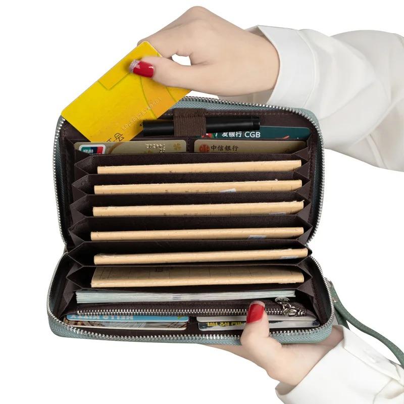 New Women's Wallet Top Cowhide Large Capacity Multi-Card Card holder Fashion Designer Luxury Clutch bags coin purse