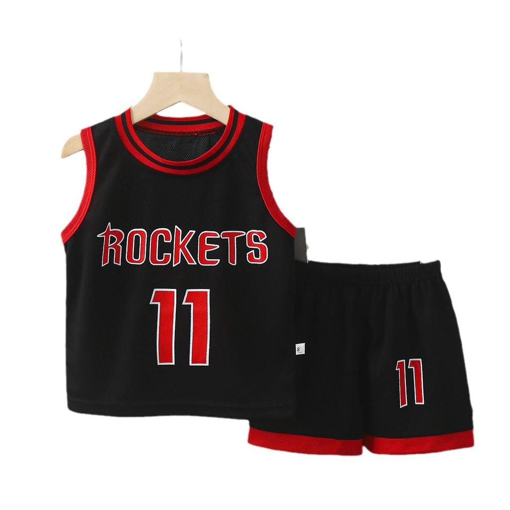 Completo sportivo senza maniche con pantaloncini per bambini in tessuto poliestere per il gioco attivo e l'abbigliamento estivo