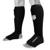 FitsT4 Muay Padded Elastic Shin Guards for Training and Sparring Medium Kickboxing, MMA, Thai, (1 Pair)
