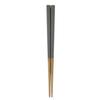 NAKANO Dishwasher Natural Dull Gray Easy To Wakasa Lacquer Made In Japan Children's Chopsticks, Lacquered, Safe, Wood, 18cm, Color, Non-Slip, Grip,