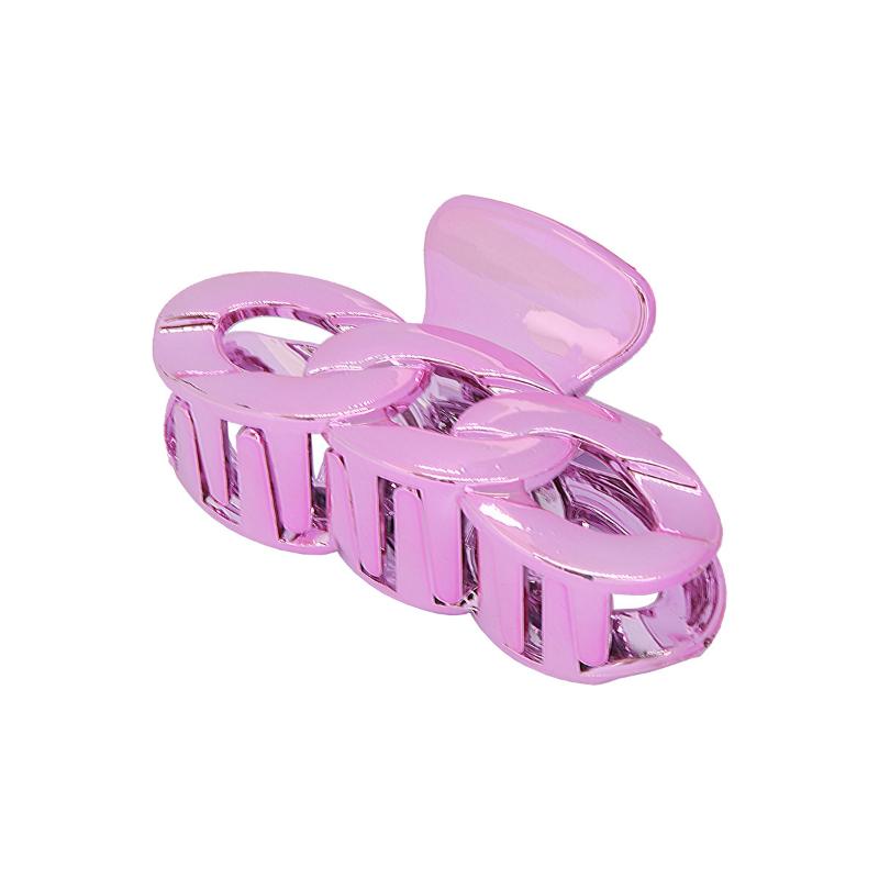 UV-plated Chain Clip European and American Fashion Hair Shark Clip Simple Hair Clip