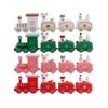 DIY Children's Toys Christmas Decoration Window Ornaments Train Christmas Ornament Home Decoration