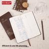 Kinbor  Weeks Plan Portable Pocket Notebook A6 A5 Journal Weekly Planner Monthly Yearly Planning Agenda Calendar Note Book