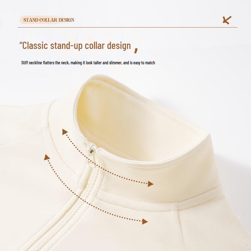 JEANSWEST CLUB Women's Casual Hooded Zip-Up Sweatshirt