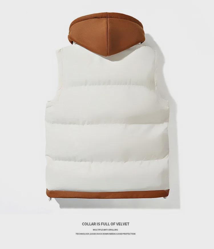 Men's Winter Casual Thick Cotton Vest - Warm, Trendy, and Handsome Waistcoat
