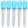 5 ks Tekutá kapátka Silikonová Šperkařská Kapátka Pipety pro Epoxidovou Pryskyřici Laboratorní Experiment